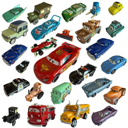 NEW 2026 HOT Pixar Cars 3 Lightning McQueen Fillmore 4-9CM 1：55 Metal Model Racing Car Toys Children's Birthday NEWYEAR Gifts
