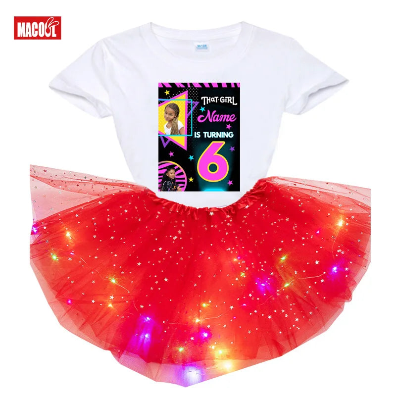 That Girl Laylay Tutu Set Girls 7th Birthday Party Outfits Kids Outfit Shirt Outfit Kids Shirts Girl Dress Sets Child Outfit 6th
