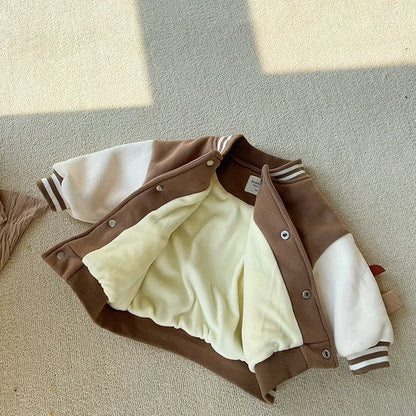 Toddler Infant Baby Boys Clothes Cute Fleece Winter Warm Baby Jacket