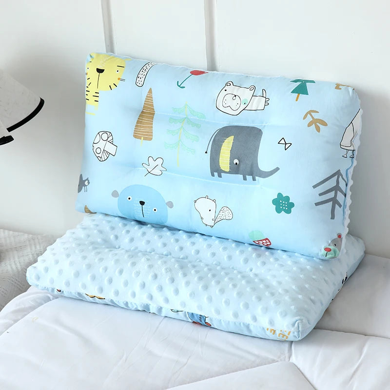 Children’s Plush Comfort Pillow, Double-Sided Ergonomic Design for Year-Round Comfort and Sleep Support