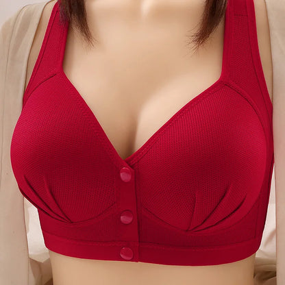 Maternity Bra Wire Free Front Closure Breastfeeding Nursing Bra