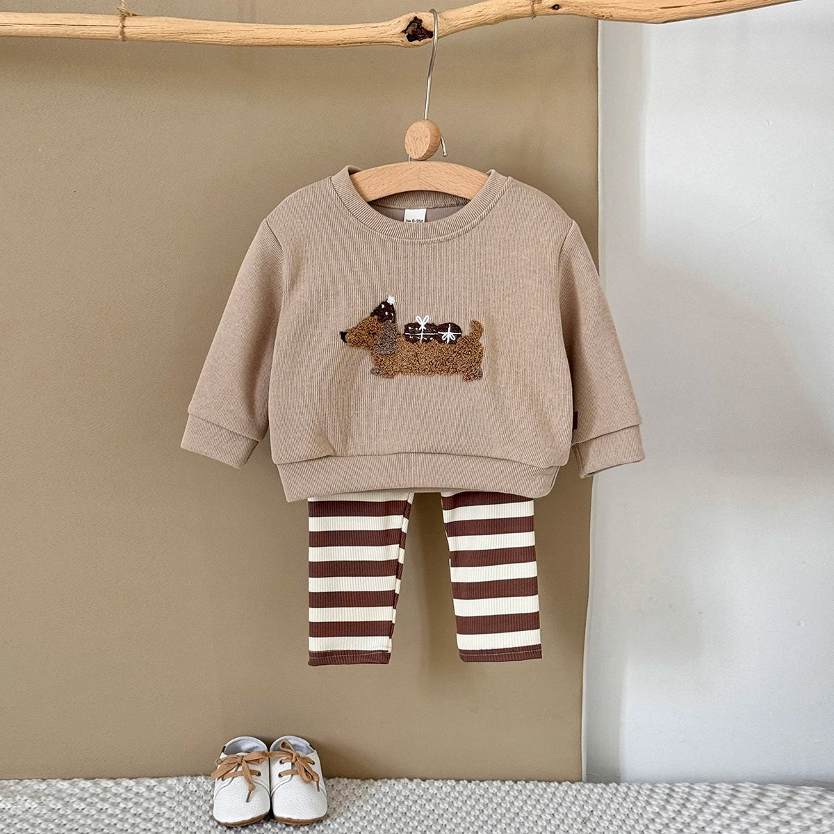 New Baby Boys & Girls 2Pcs Long Sleeve Clothing Toddler Outfit Suit Newborn Clothes