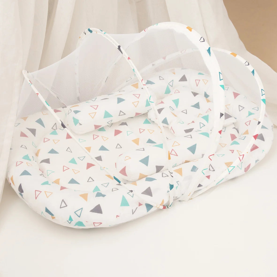 Foldable Babynest Bassinet Infant Sleeping Children's Bed with Mosquito Multi-Function Travel Baby Nest Portable Baby Bed Crib
