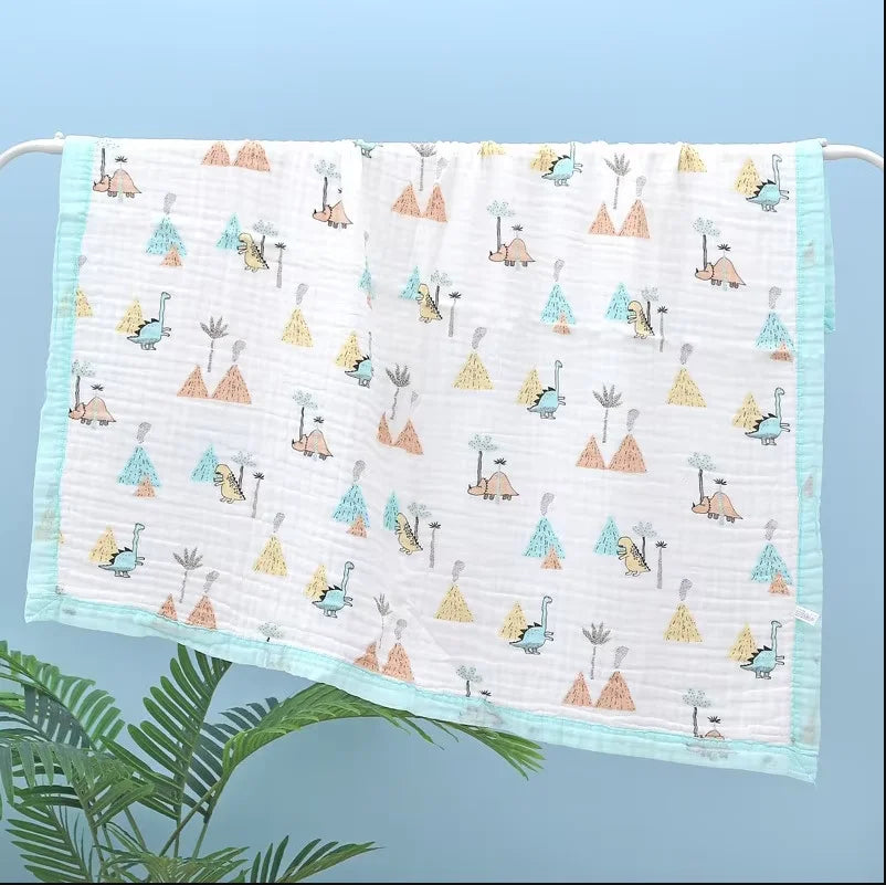 110x110cm 120x150cm 6 Layer Muslin Boy Girl Kids Children Sleep Blanket Swaddle Bath Towel 100% Cotton Newborn Wrap Baby Blanket