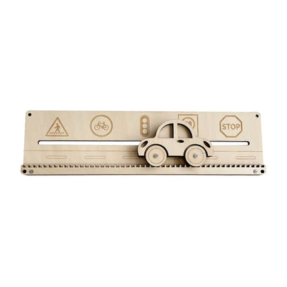 Montessori Busy Board Accessories Wooden Toy Combination Matching Doorbell Gear Graphics Educational Toy Education Trainig Toy