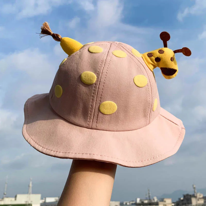 Baby Bucket Hat for Kids Spring Outdoor Boys Girls Sun Hat Summer Cute Frog Toddler Children Fisherman Cap Cotton