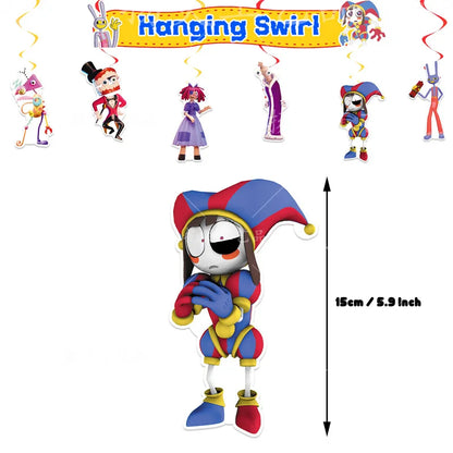 The Amazing Themed Birthday Party Decorations Digitaled Circus Tableware Plates Balloons for Baby Shower Party Favors Kids Gifts
