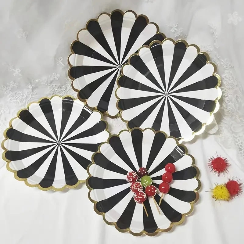 Birthday Decorations Party Paper Plates Cups Baby Shower Party Accessories Party Favors Gifts Plates for Party Supplies
