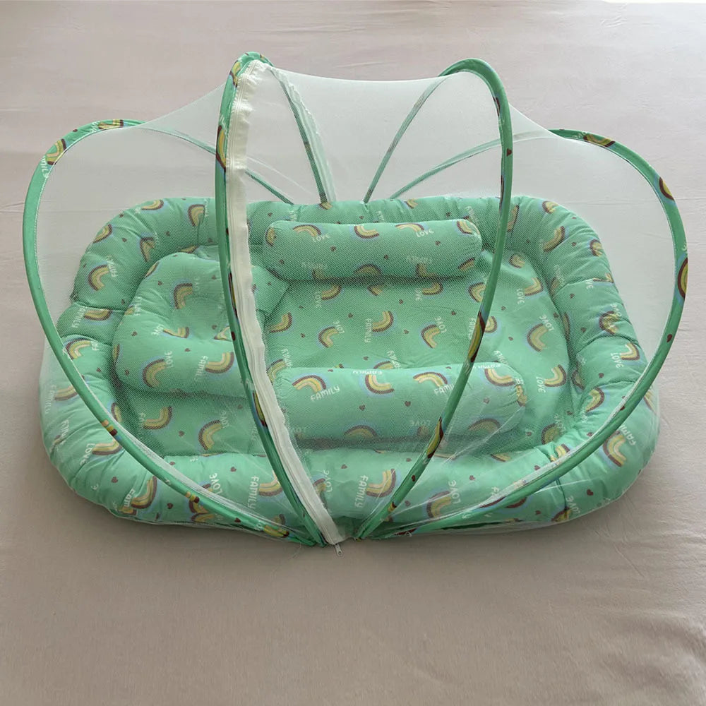 Multi-Function Travel Baby Nest Portable Baby Bed Crib Foldable Babynest Bassinet Infant Sleeping Children's Bed with Mosquito