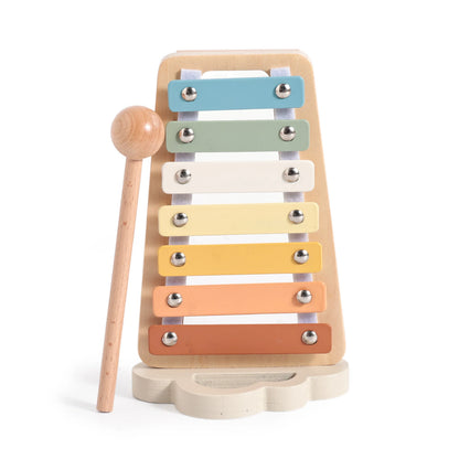 Baby Educational Toys Wooden Music instruments Montessori Children's Musical Toys Xylophone Newborn Music Table