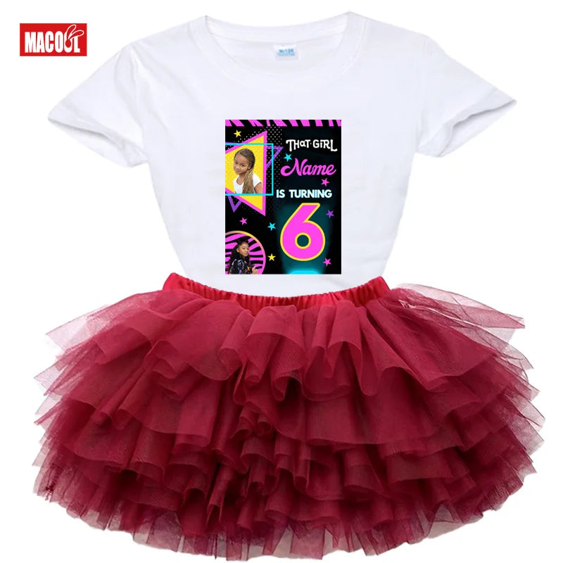 That Girl Laylay Tutu Set Girls 7th Birthday Party Outfits Kids Outfit Shirt Outfit Kids Shirts Girl Dress Sets Child Outfit 6th
