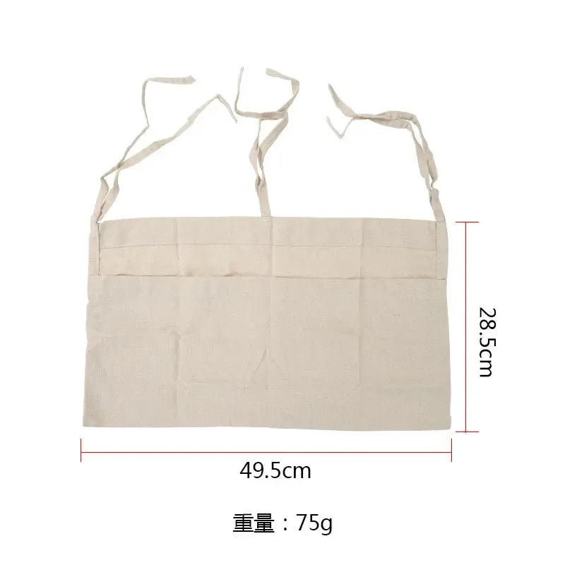 Baby Bed Hanging Storage Bags Cotton Newborn Crib Organizer Toy Diaper Pocket for Crib Bedding Set Accessories Nappy Store Bags