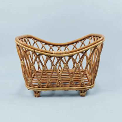Rattan Furniture Photography for Newborns Newborn Photography Props Retro Basket Chair Infant Photo Prop Baby Girl Boy Bed