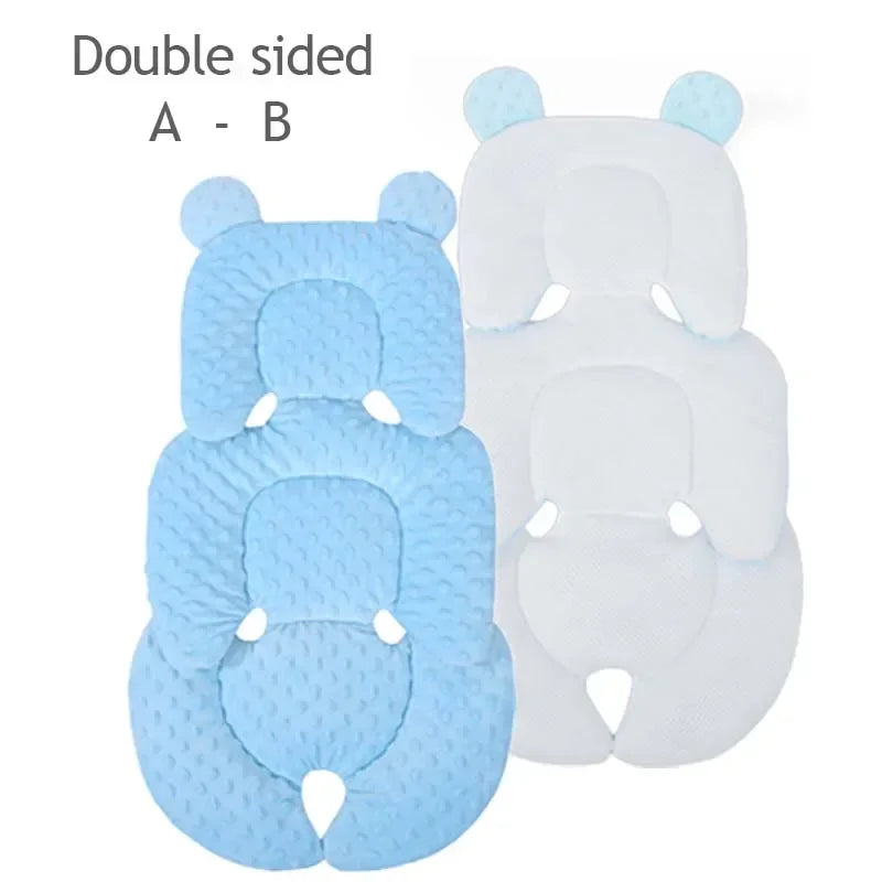 Baby Stroller Seat Cushion Infant Double-sided Safety Seat Pad Thick Warm Universal Child Cart Mattress Mat Stroller Accessories
