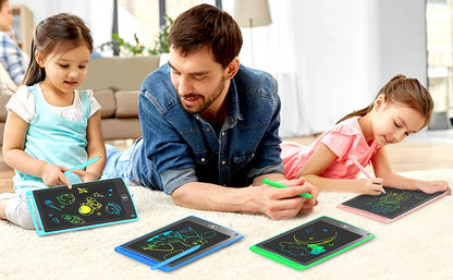 Pack LCD Writing Tablet for Kids, 8.5 Inch Colorful Doodle Board Drawing Tablet, Educational Learning Toys Birthday Gifts for Boys Girls Age