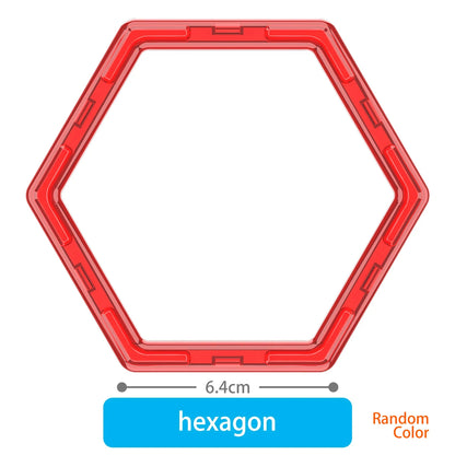 large Magnetic tiles Designer Magnet Building Blocks Accessories Educational Constructor Toys For Children Kids Girls Set Gift