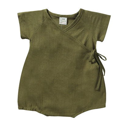 2026 Summer Newborn Baby Romper Cotton Short Sleeve Clothes Toddler Boys Girls
