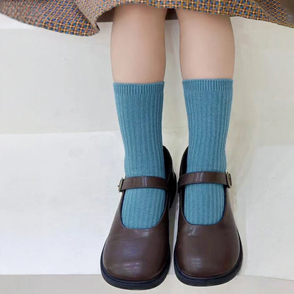 1-10Years Kids Boys Girls School Sock Stripped Toddlers Ankle Socks Cotton Children's Casual Sock Soft