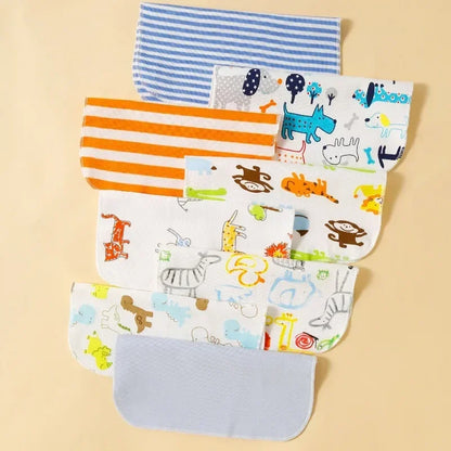 5–8 Piece Cotton Baby Towel Set, Soft Saliva Towels, Nursing Cloths, Washcloths for Newborn Boys and Girls