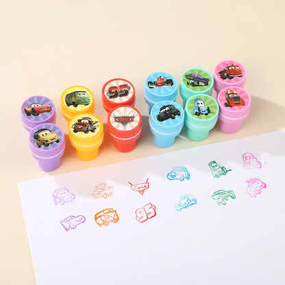 Lightning McQueen Cars Kids Party Favor Glasses Slap Bracelets Stamps Keychains Straws Badges Stickers Birthday Decorations Set