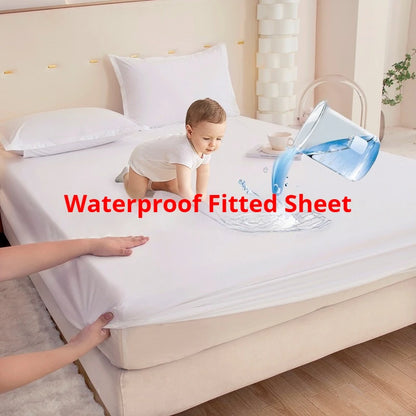 WaterProof Mattress Covers For Baby Elder Mattress Protector Bed Sheet Cover Bedbug Dirt Resistant Bed Sheet Double Single