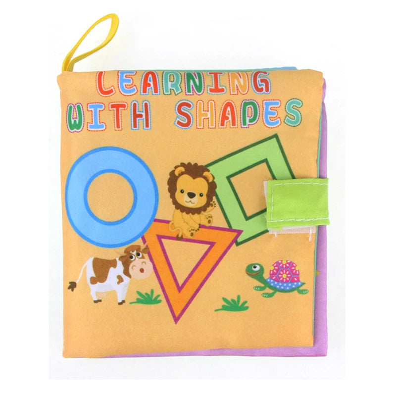 Baby Soft Cloth Book 0-36 Month Montessori Early Educational Toys Cognitive Book for Toddler
