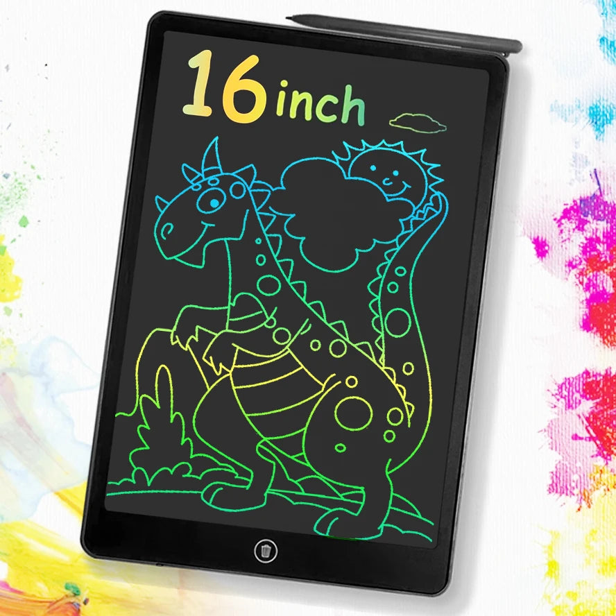 16/12/8.5/6.5 Inch LCD Writing Drawing Tablet Doodle Board Montessori Educational Toy for kids