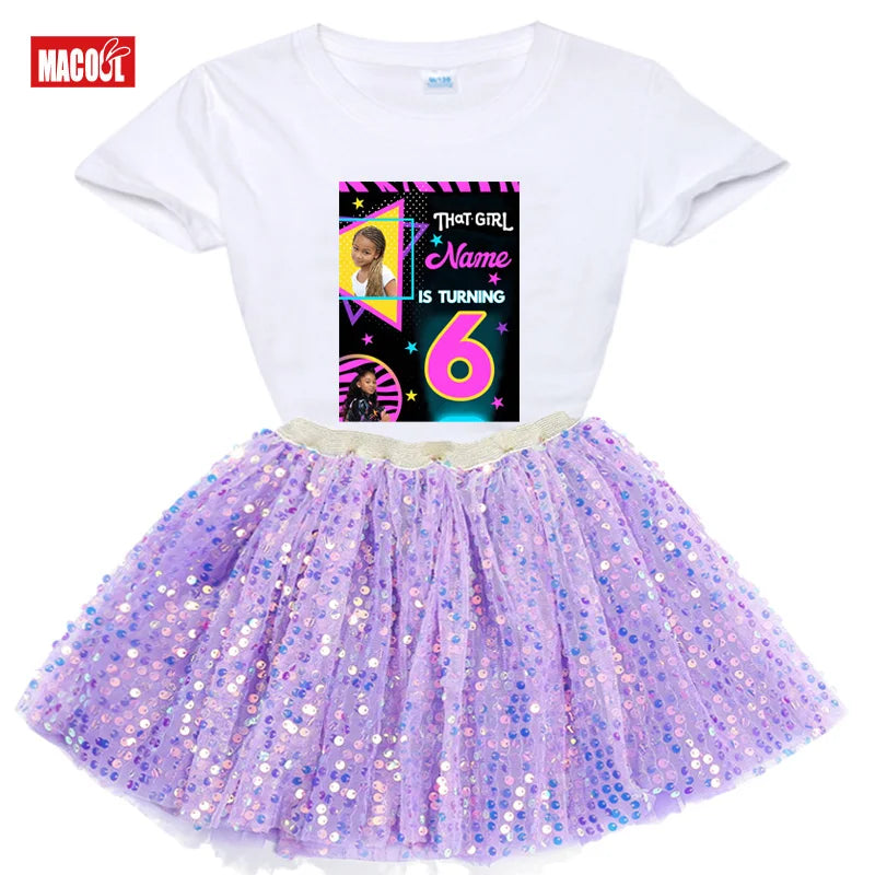 That Girl Laylay Tutu Set Girls 7th Birthday Party Outfits Kids Outfit Shirt Outfit Kids Shirts Girl Dress Sets Child Outfit 6th