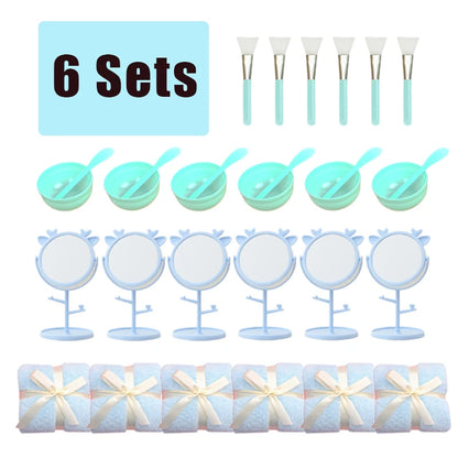 6-15Pcs Spa Party Robes for Girls Supplies Favors Kids Gowns Robe Soft Spa Headband Sleepover Birthday Party