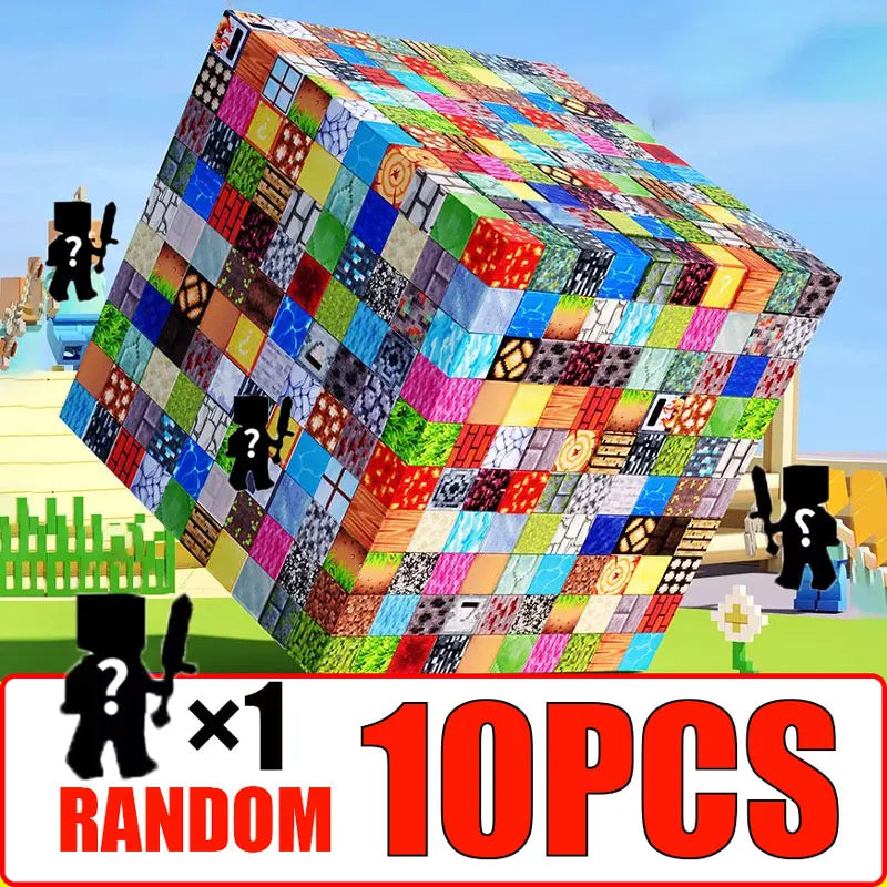 10-500PCS Magnetic Blocks Sets Building Toys Mine Magnet World Model For Boys Girls STEM Montessori Sensory Cubes Toddlers Gifts
