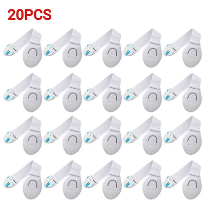Child Safety Cabinet Lock Kids Security Protection Drawer Door Cabinet Lock Plastic Protection Baby Safety Door Lock