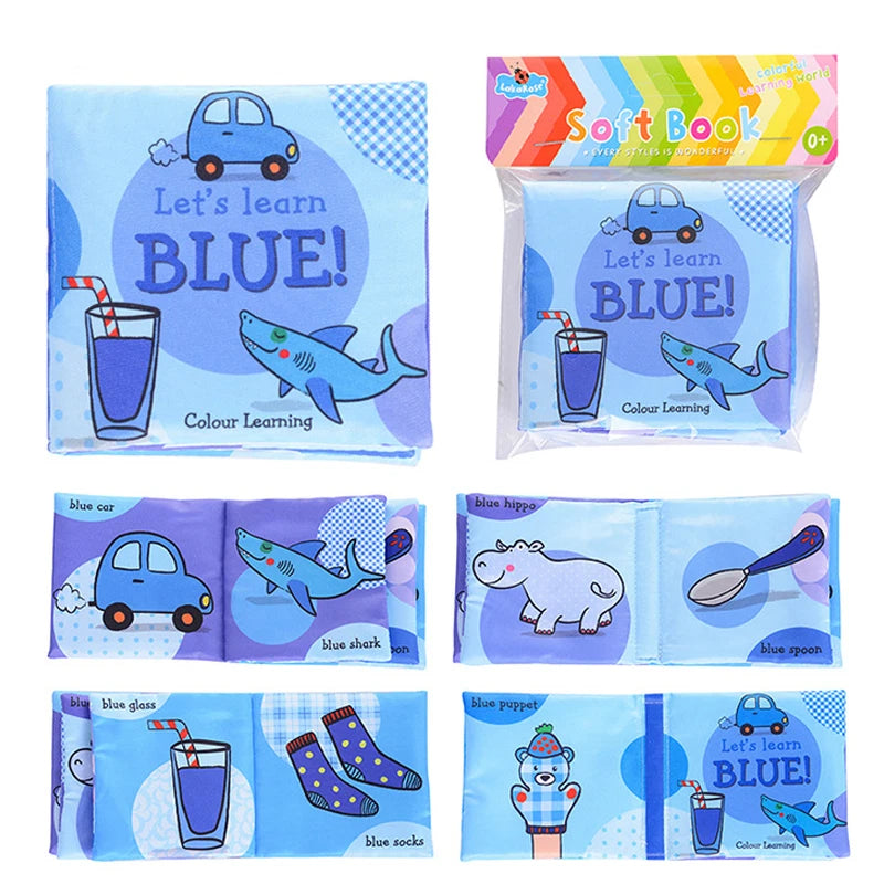 Baby Cloth Books Toys Soft Montessori Sensory Early Education Learning Games for Kids 0-12 Months Educational Infant Development