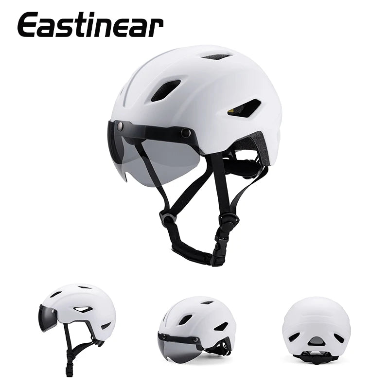Children's Bike Helmet with Magnetic Goggles Lightweight Breathable Outdoor Sports Bike Skateboard Riding Mini Helmet