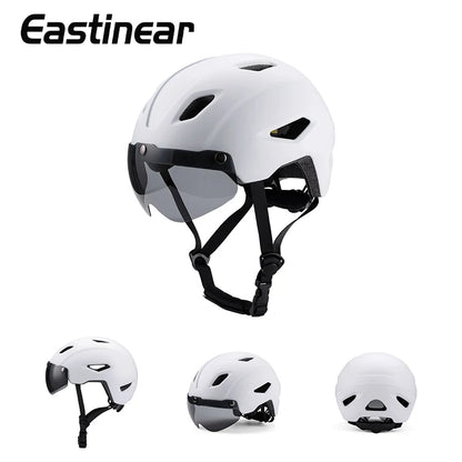 Children's Bike Helmet with Magnetic Goggles Lightweight Breathable Outdoor Sports Bike Skateboard Riding Mini Helmet