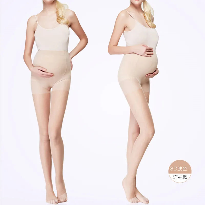High Waist pregnancy Leggings Skinny Maternity clothes for pregnant women Belly Support Knitted Leggins
