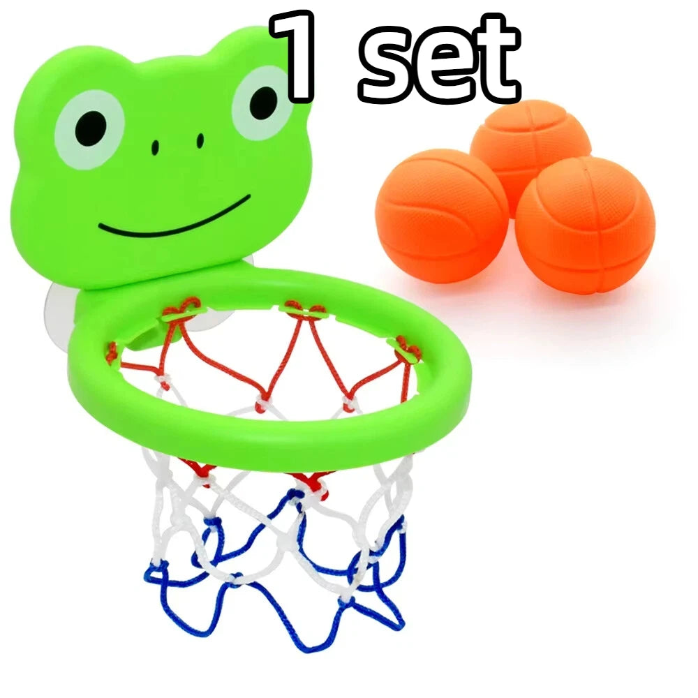 Cartoon animal basketball bath toy Bathroom water play set