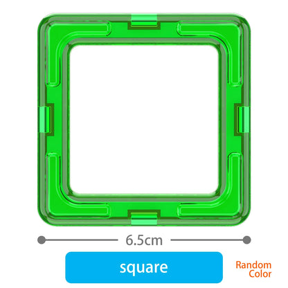 large Magnetic tiles Designer Magnet Building Blocks Accessories Educational Constructor Toys For Children Kids Girls Set Gift