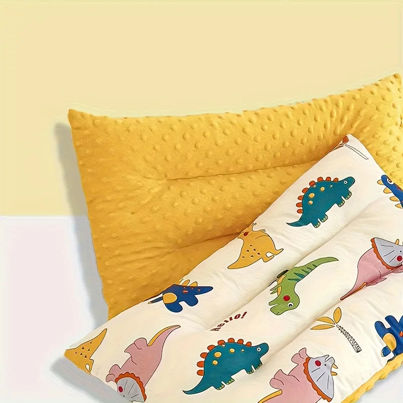 Children’s Plush Comfort Pillow, Double-Sided Ergonomic Design for Year-Round Comfort and Sleep Support