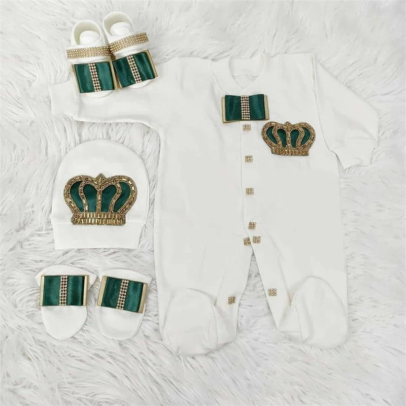 Onesie Baby Girl Crown Purple Home Coming Outfit Layette Jewels set Baptism Take Me Home Outfit Baby shower gift Newborn Gifts