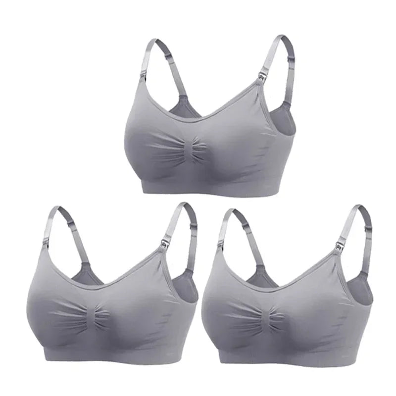 3PC/lot Maternity Nursing Bras Cotton Breastfeeding & Pregnant Moms