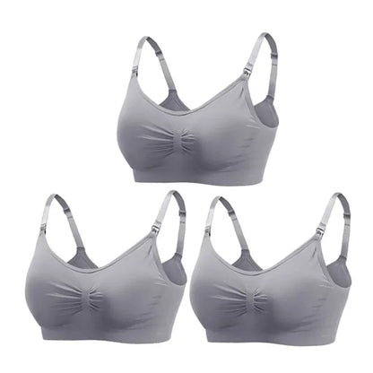 3PC/lot Maternity Nursing Bras Cotton Breastfeeding & Pregnant Moms