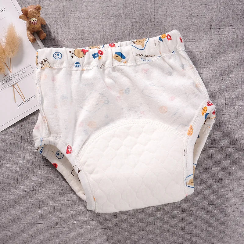 Newborn Training Pants Baby Shorts Solid Color Washable