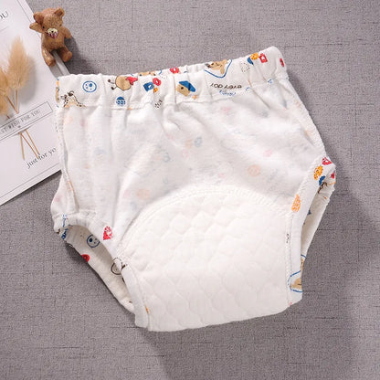 Newborn Training Pants Baby Shorts Solid Color Washable