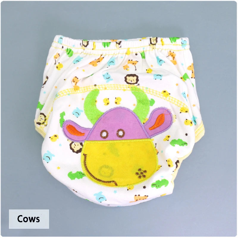 Mother Kids Baby Bare Cotton Cloth Diapers Unisex Reusable Infants Children Training Panties Washable Underwear Nappies Changing