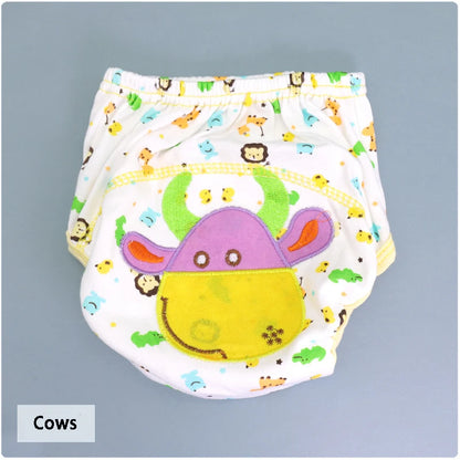 Mother Kids Baby Bare Cotton Cloth Diapers Unisex Reusable Infants Children Training Panties Washable Underwear Nappies Changing