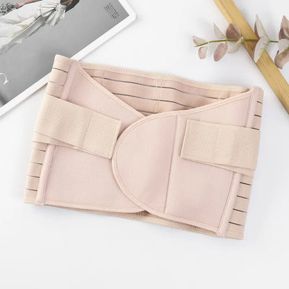 Postpartum Belly Wrap Set 3pcs Adjustable Support Band for C-Section & Natural Birth, Breathable & Comfortable Core Compression