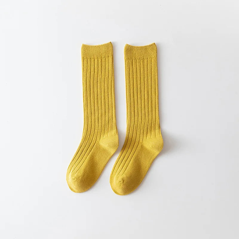 0-12Y Boys and Girls Cotton Socks Knee High
