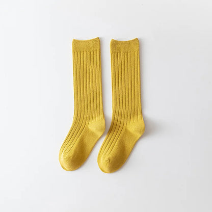0-12Y Boys and Girls Cotton Socks Knee High