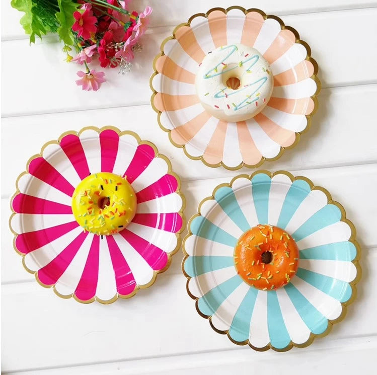 Birthday Decorations Party Paper Plates Cups Baby Shower Party Accessories Party Favors Gifts Plates for Party Supplies