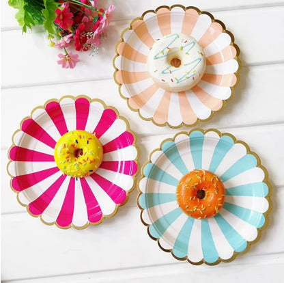 Birthday Decorations Party Paper Plates Cups Baby Shower Party Accessories Party Favors Gifts Plates for Party Supplies